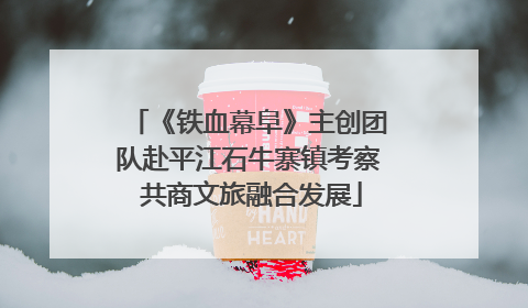 《铁血幕阜》主创团队赴平江石牛寨镇考察 共商文旅融合发展