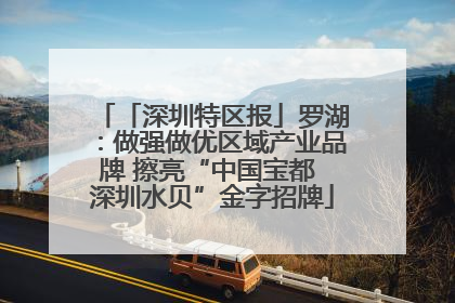 「深圳特区报」罗湖：做强做优区域产业品牌 擦亮“中国宝都 深圳水贝”金字招牌