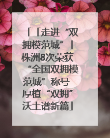 「走进“双拥模范城”」株洲8次荣获“全国双拥模范城”称号 厚植“双拥”沃土谱新篇