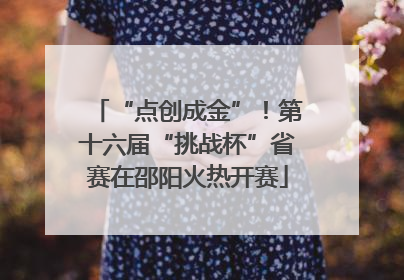 “点创成金”！第十六届“挑战杯”省赛在邵阳火热开赛