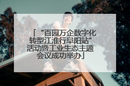 “百园万企数字化转型江淮行阜阳站”活动暨工业生态主题会议成功举办