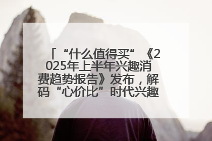 “什么值得买”《2025年上半年兴趣消费趋势报告》发布，解码“心价比”时代兴趣消费新范式