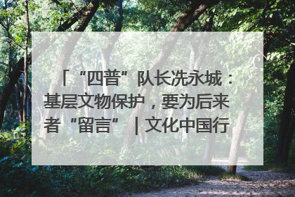“四普”队长冼永城：基层文物保护，要为后来者“留言”｜文化中国行·我在广东找文物