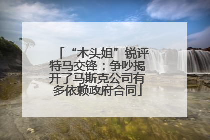 “木头姐”锐评特马交锋：争吵揭开了马斯克公司有多依赖政府合同
