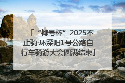 “椰号杯”2025不止骑·环溧阳1号公路自行车骑游大会圆满结束