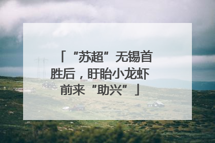“苏超”无锡首胜后，盱眙小龙虾前来“助兴”