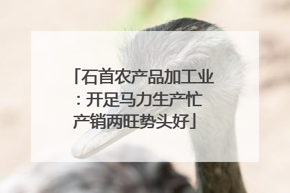石首农产品加工业：开足马力生产忙 产销两旺势头好