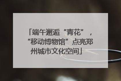 端午邂逅“青花”，“移动博物馆”点亮郑州城市文化空间