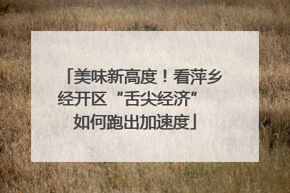 美味新高度！看萍乡经开区“舌尖经济” 如何跑出加速度