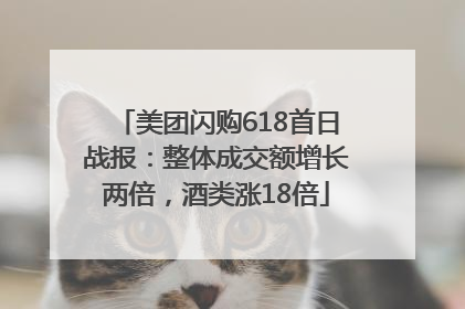 美团闪购618首日战报：整体成交额增长两倍，酒类涨18倍