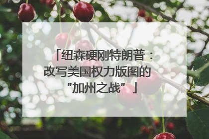 纽森硬刚特朗普：改写美国权力版图的 “加州之战”