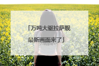 万吨大驱拉萨舰最新画面来了