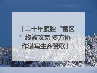 二十年腹腔“雷区”终被攻克 多方协作谱写生命赞歌