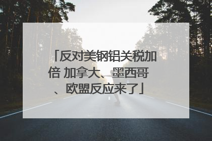 反对美钢铝关税加倍 加拿大、墨西哥、欧盟反应来了
