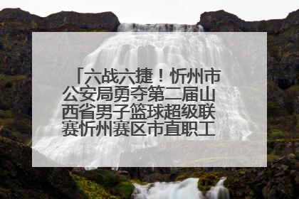 六战六捷！忻州市公安局勇夺第二届山西省男子篮球超级联赛忻州赛区市直职工组比赛冠军
