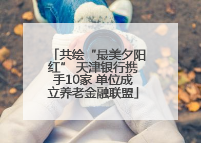 共绘“最美夕阳红” 天津银行携手10家 单位成立养老金融联盟