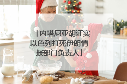 内塔尼亚胡证实以色列打死伊朗情报部门负责人