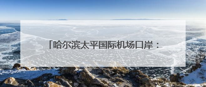 哈尔滨太平国际机场口岸：今年出入境旅客突破30万人次 同比增30.4%
