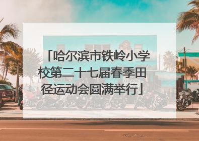 哈尔滨市铁岭小学校第二十七届春季田径运动会圆满举行