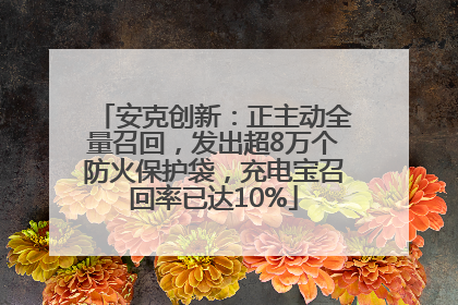 安克创新：正主动全量召回，发出超8万个防火保护袋，充电宝召回率已达10%