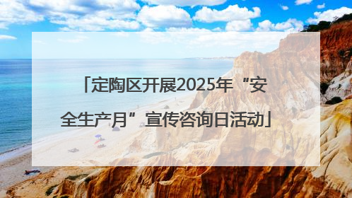 定陶区开展2025年“安全生产月”宣传咨询日活动