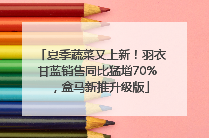 夏季蔬菜又上新！羽衣甘蓝销售同比猛增70%，盒马新推升级版