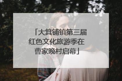 大箕铺镇第三届红色文化旅游季在曹家晚村启幕