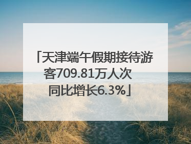 天津端午假期接待游客709.81万人次 同比增长6.3%