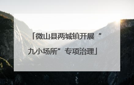 微山县两城镇开展“九小场所”专项治理
