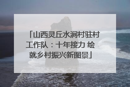 山西灵丘水涧村驻村工作队：十年接力 绘就乡村振兴新图景