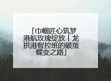 巾帼匠心筑梦 港航玫瑰绽放丨龙拱港智控班的破茧蝶变之路