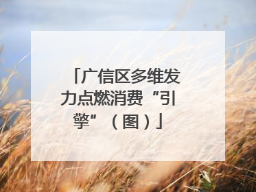 广信区多维发力点燃消费“引擎”（图）