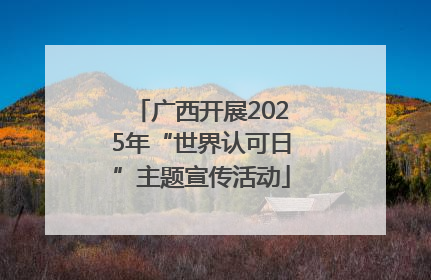 广西开展2025年“世界认可日”主题宣传活动