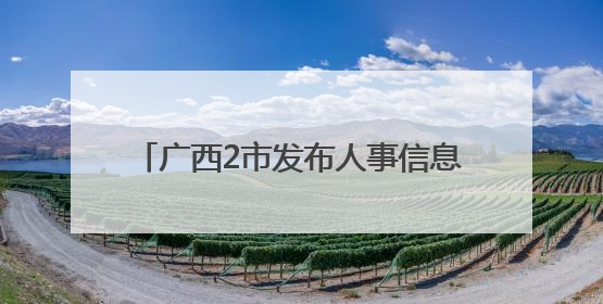 广西2市发布人事信息,梁枫任横州市委书记