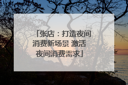 张店：打造夜间消费新场景 激活夜间消费需求
