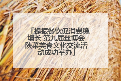 提振餐饮促消费稳增长 第九届丝博会陕菜美食文化交流活动成功举办