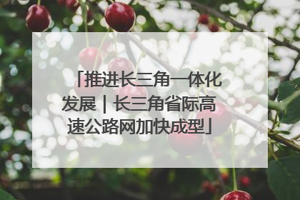 推进长三角一体化发展｜长三角省际高速公路网加快成型