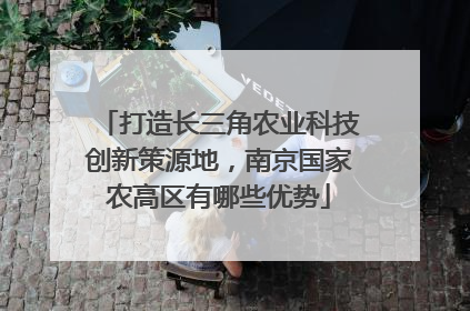 打造长三角农业科技创新策源地，南京国家农高区有哪些优势