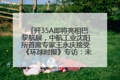 歼35A即将亮相巴黎航展，中航工业沈阳所首席专家王永庆接受《环球时报》专访：未来数量可以有很多