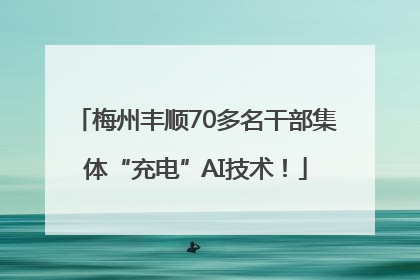梅州丰顺70多名干部集体“充电”AI技术！