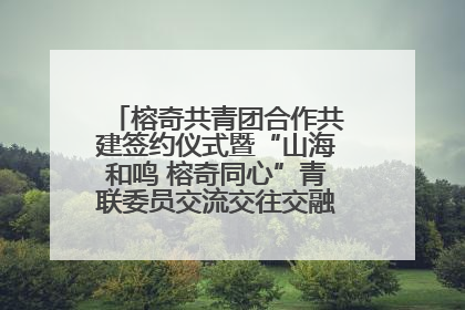 榕奇共青团合作共建签约仪式暨“山海和鸣 榕奇同心”青联委员交流交往交融活动在福州举行