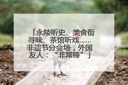 永陵听史、美食街寻味、茶馆听戏……非遗节分会场，外国友人：“非常棒”
