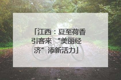 江西：夏至荷香引客来 “美丽经济”添新活力