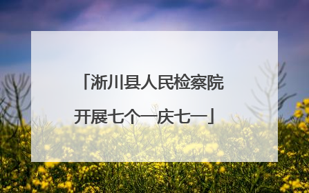 淅川县人民检察院开展七个一庆七一