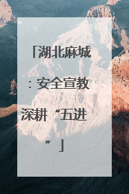 湖北麻城：安全宣教深耕“五进”
