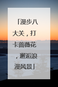 漫步八大关，打卡蔷薇花，邂逅浪漫风景