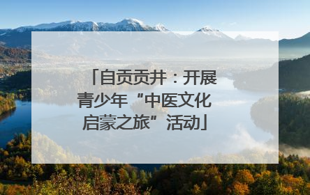 自贡贡井：开展青少年“中医文化启蒙之旅”活动
