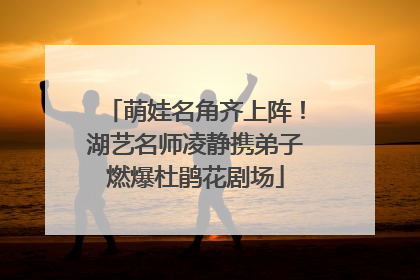 萌娃名角齐上阵！湖艺名师凌静携弟子燃爆杜鹃花剧场