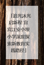 追光沐光启新程 宜宾江安小坝小学深度探索新教育实践路径