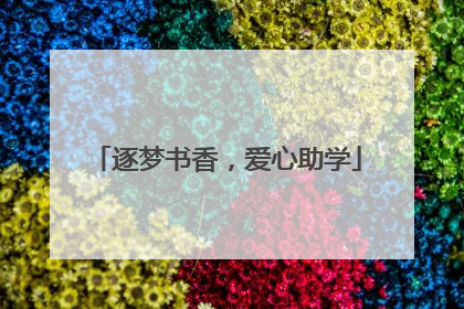 逐梦书香，爱心助学